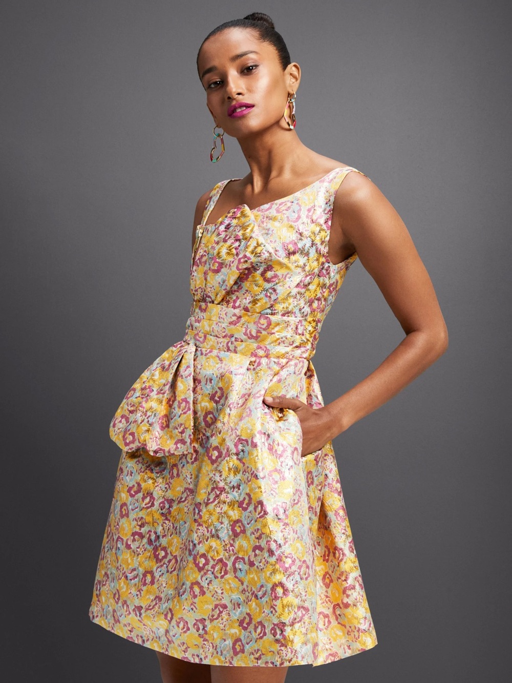 Zac Posen for Target Floral Brocade Dress